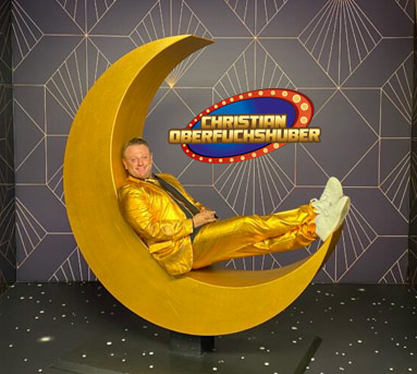 Bitte lächeln Moderator Christian Oberfuchshuber