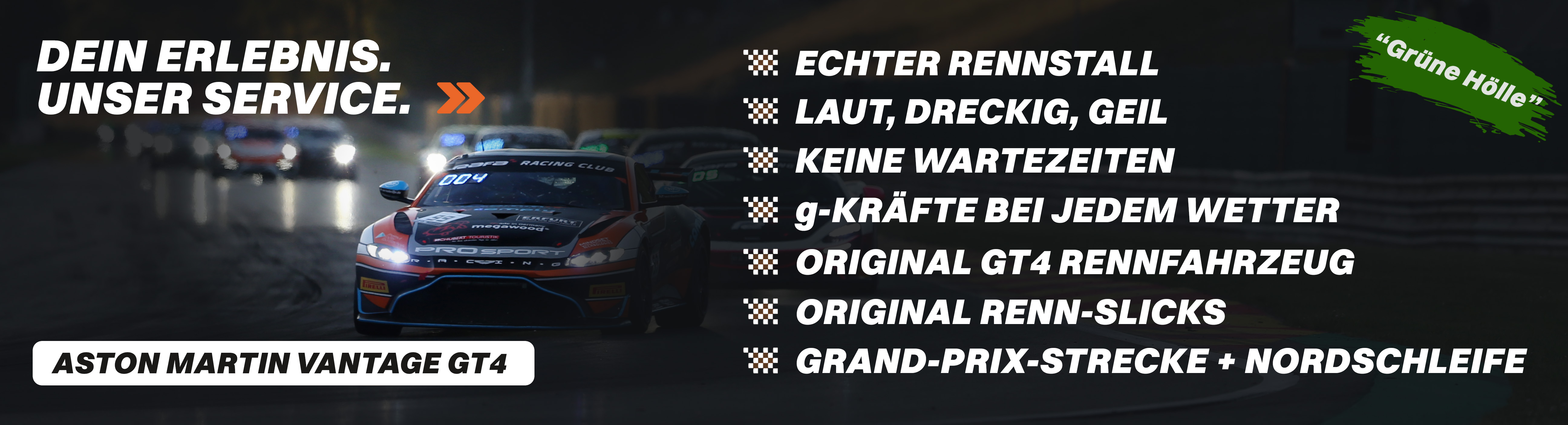 echter Rennstall - laut, dreckig, geil, keine Wartezeiten, original GT-4 Rennfahrzeug